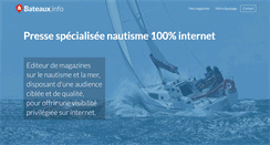 Desktop Screenshot of bateaux.info